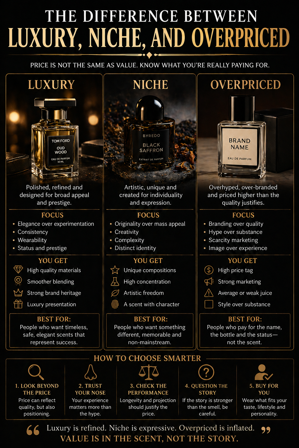 The Difference Between Luxury, Niche, and Overpriced